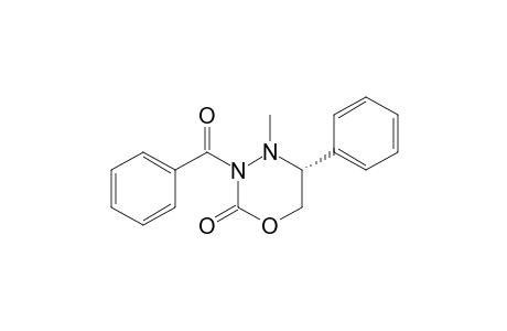 (5R)-4-Methyl-5-phenyl-3-benzoyl-1,3,4-oxadiazinan-2-one
