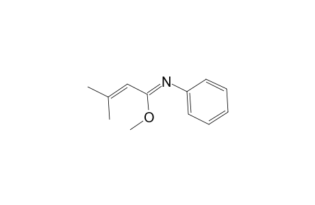 Methyl (1Z)-3-methyl-N-phenyl-2-butenimidoate