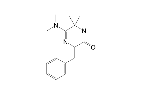 3-BENZYL-5-(DIMETHYLAMINO)-3,6-DIHYDRO-6,6-DIMETHYL-PYRAZIN-2(1H)-ONE