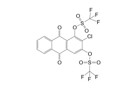 2-Chloro-9,10-dioxo-9,10-dihydroanthracene-1,3-diyl bis(trifluoromethanesulfonate