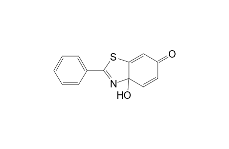 3a-hydroxy-2-phenyl-1,3-benzothiazol-6(3aH)-one