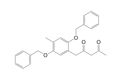 1-[2',5'-bis(Benzyloxy)-4'-methylphenyl]-2,4-pentanedione