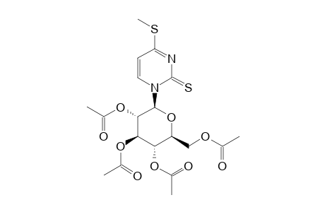 1-(2,3,4,6-TETRA-O-ACETYL-BETA-D-GLUCOPYRANOSYL)-4-METHYLSULFANYL-1,2-DIHYDROPYRIMIDIN-2-THIONE