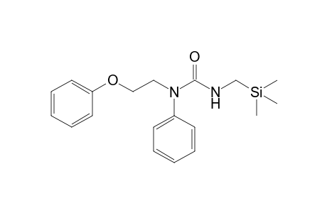 1-(.beta.-Phenoxyethyl)-1-phenyl-3-[(trimethylsilyl)methyl]urea
