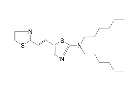 dihexyl-[5-[(E)-2-thiazol-2-ylvinyl]thiazol-2-yl]amine