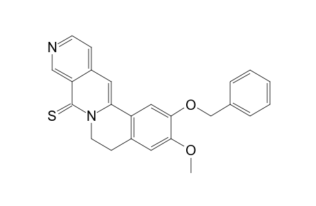 8H-Isoquino[2,1-b][2,7]naphthyridine-8-thione, 5,6-dihydro-3-methoxy-2-(phenylmethoxy)-