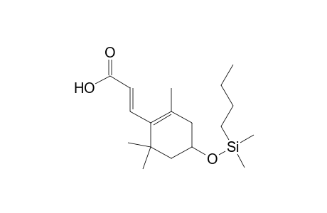 2-Propenoic acid, 3-[4-[[(1,1-dimethylethyl)dimethylsilyl]oxy]-2,6,6-trimethyl-1-cycloh exen-1-yl]-, [R-(E)]-
