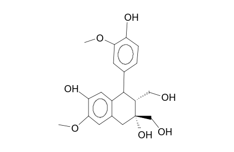 2,6-DIHYDROXY-2,3-HYDROXYMETHYL-4-(4-HYDROXY-3-METHOXYPHENYL)-7-METHOXYTETRAHYDRONAPHTHALENE