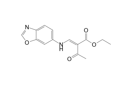 6-{[2'-Acetyl-2'-(ethoxycarbonyl)ethenyl]amino}-benzoxazole