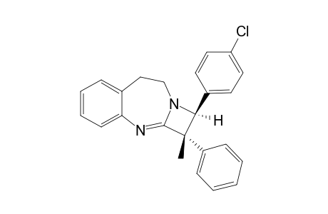 trans-1-(4-Chlorophenyl)-2-methyl-2-phenyl-1,2,8,9-tetrahydroazeto[2,1-b][1,3]benzodiazepine
