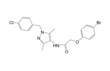 2-(4-bromophenoxy)-N-[1-(4-chlorobenzyl)-3,5-dimethyl-1H-pyrazol-4-yl]acetamide
