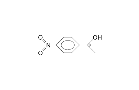 (4-Nitro-phenyl)-methyl-hydroxy-carbenium cation