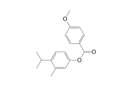 Benzoic acid, 4-methoxy-, 3-methyl-4-(1-methylethyl)phenyl ester