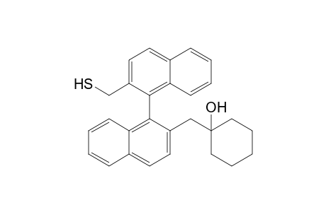 2-(1-Hydroxycyclohexylmethyl)-2'-sulphanylmethyl-1,1'-binaphthyl