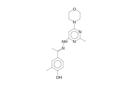 4-(4-Hydroxy-3,.alpha.-dimethylbenzylidenehydrazino)-2-methyl-6-morpholinopyrimidine