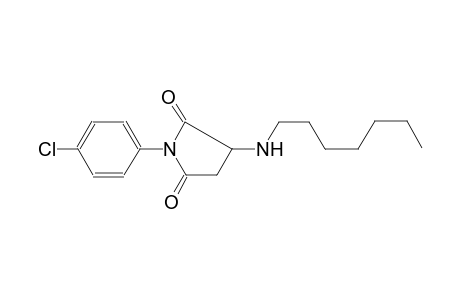 1-(4-chlorophenyl)-3-(heptylamino)-2,5-pyrrolidinedione
