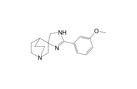 2'-(3-Methoxyphenyl)-1-azabicyclo[2.2.2]octane-3-spiro-4'(5')-imidazoline dihydrochloride