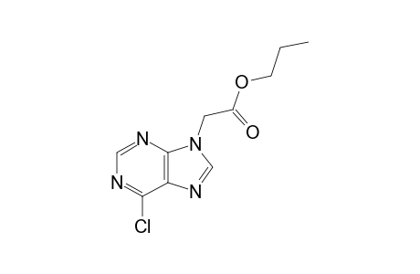 6-CHLORO-9-(N-PROPOXYCARBONYLMETHYL)-PURINE