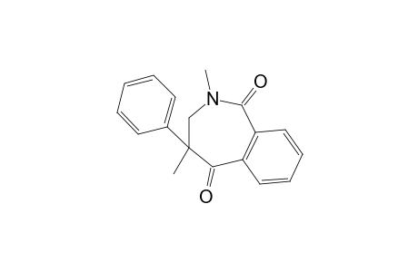6,7-Dihydro-1,6-dimethyl-6-phrnyl-3,4-benzazepine-2,5-dione