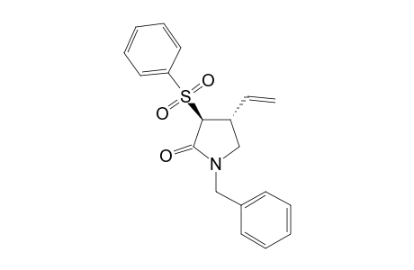 (3,4-trans)-1-Benzyl-3-(phenylsulfonyl)-4-vinylpyrrolidin-2-one