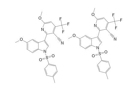 2-METHOXY-5-CYANO-4-TRIFLUOROMETHYL-6-[3'-(N-TOLUENESULFONYL-5'-METHOXYINDOLYL)]-PYRIDINE