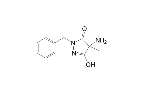 4-Amino-1-benzyl-3-hydroxy-4-methyl-1H-pyrazol-5(4H)-one