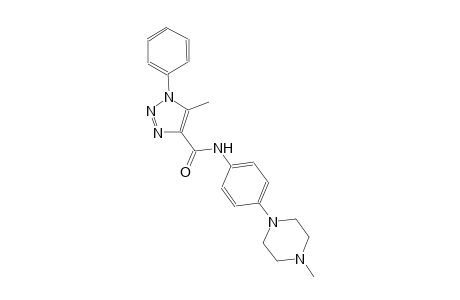 1H-1,2,3-triazole-4-carboxamide, 5-methyl-N-[4-(4-methyl-1-piperazinyl)phenyl]-1-phenyl-
