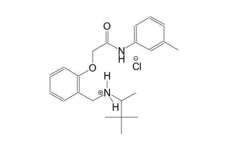 3,3-dimethyl-N-{2-[2-oxo-2-(3-toluidino)ethoxy]benzyl}-2-butanaminium chloride