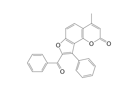 8-Benzoyl-4-methyl-9-phenyl-2H-furo[2,3-h]chromen-2-one