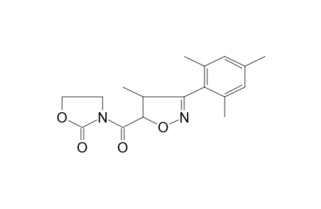Oxazoliden-2-one, N-[(3-mesityl-4-methyl-2-isoxazoline)-5-carbonyl]-, (E)-