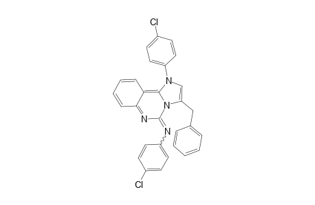 N-(3-Benzyl-1-(4-chlorophenyl)imidazo[1,2-c]quinazolin-5(1H)-ylidene)-4-chloroaniline