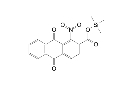 1-Nitro-2-anthraquinonecarboxylic acid, trimethylsilyl ester