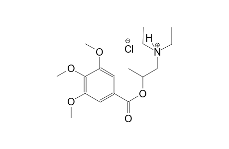 N,N-diethyl-2-[(3,4,5-trimethoxybenzoyl)oxy]-1-propanaminium chloride