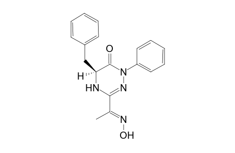 L-3-Acetyl-5-benzyl-1-phenyl-4,5-dihydro-1,2,4-triazin-6-one oxime