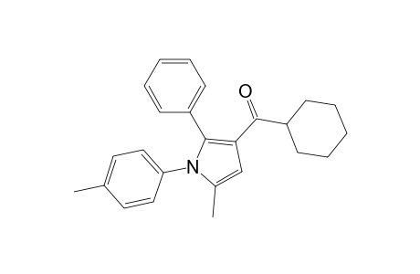 3-(Cyclohexylcarbonyl)-5-methyl-2-phenyl-1-p-tolylpyrrole