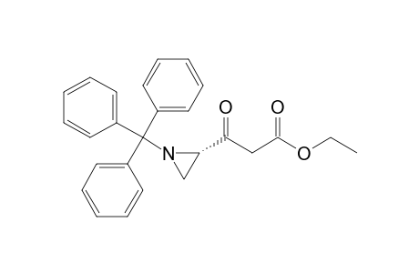 3-keto-3-[(2S)-1-tritylethylenimin-2-yl]propionic acid ethyl ester