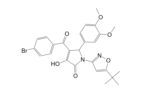 4-(4-bromobenzoyl)-1-(5-tert-butyl-3-isoxazolyl)-5-(3,4-dimethoxyphenyl)-3-hydroxy-1,5-dihydro-2H-pyrrol-2-one