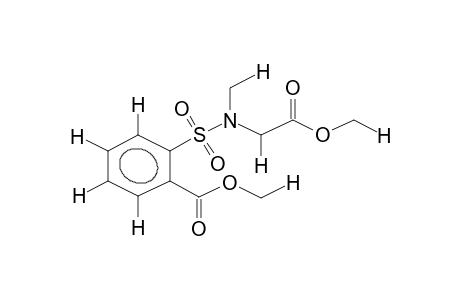 METHYL 2-[N-METHYL-N-(METHOXYCARBONYLMETHYL)SULPHAMOYL]BENZOATE