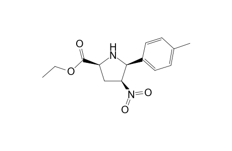 Ethyl 4-nitro-5-(4-methylphenyl)pyrrolidine-2-carboxylate
