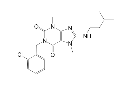 1-(2-chlorobenzyl)-8-(isopentylamino)-3,7-dimethyl-3,7-dihydro-1H-purine-2,6-dione