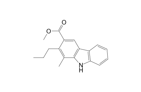 9H-Carbazole-3-carboxylic acid, 1-methyl-2-propyl-, methyl ester