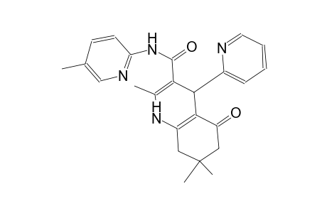 2,7,7-trimethyl-N-(5-methyl-2-pyridinyl)-5-oxo-4-(2-pyridinyl)-1,4,5,6,7,8-hexahydro-3-quinolinecarboxamide