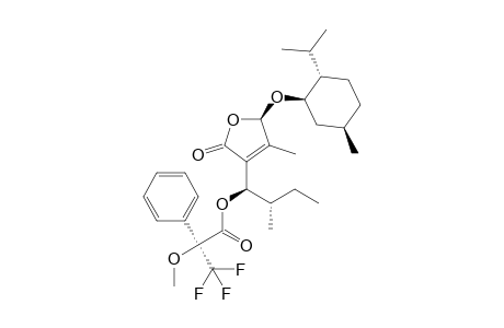 (1R,2S)-1-[(5R)-5-{[(1R,2S,5R)-2-isopropyl-5-methylcyclohexyl]oxy}-4-methyl-2-oxo-2,5-dihydrofuran-3-yl]-2-methylbutyl (2S)-3,3,3-trifluoro-2-methoxy-2-phenylpropanoate