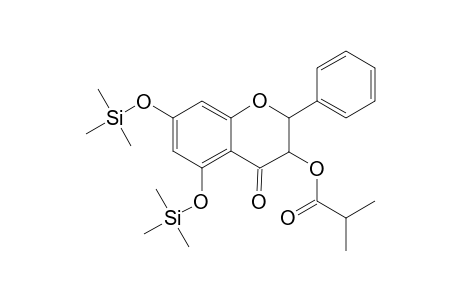 Pinobanksin 3-isobutanoate, di-TMS