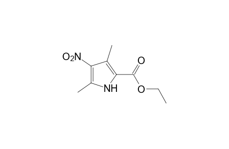 3,5-Dimethyl-4-nitropyrrole-2-carboxylic acid, ethyl ester