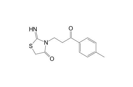 (Z)-2-Imino-3-(3-oxo-3-(p-tolyl)propyl)thiazolidin-4-one