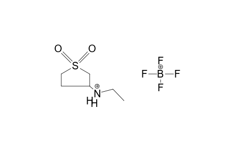 N-ethyltetrahydro-3-thiophenaminium 1,1-dioxide tetrafluoroborate