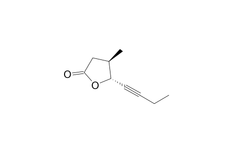 (4R,5R)-(-)-5-(But-1-ynyl)-4-methyl-4,5-dihydro-2(3H)-furanone