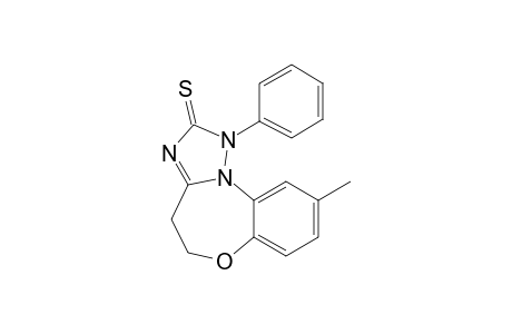 9-Methyl-1-Phenyl-1,2,4,5-tetrahydro-[1,2,4]triazolo[3,2-d]-[1,5]benzoxazepin-2-thione