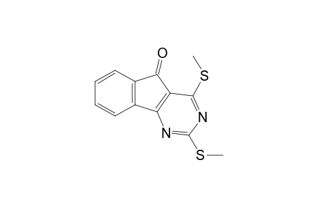 2,4-Bis(methylsulfanyl)indeno[1,2-d]pyrimidin-5-one